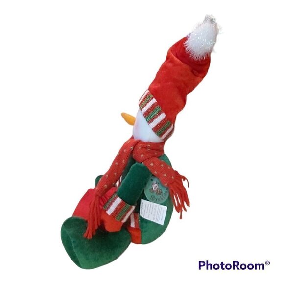 12.75 Inch Christmas Snowman Elf Calendar, Interactive Plush - Picture 4 of 6